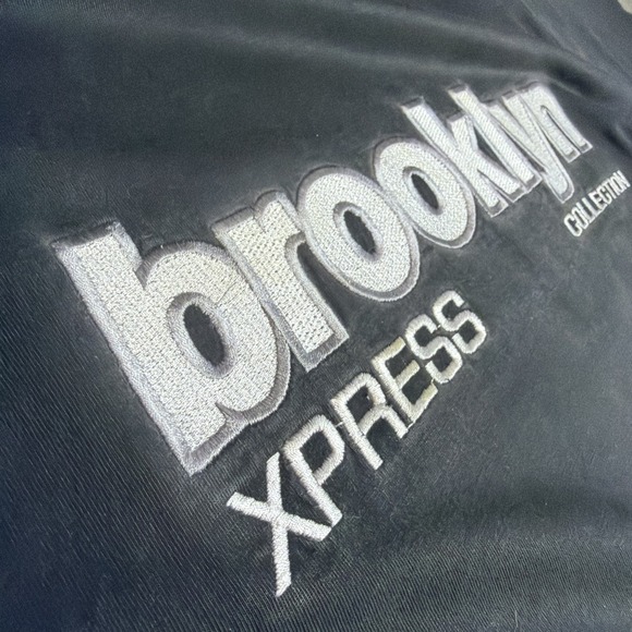 Y2K Brooklyn Xpress Graphic T-Shirt Mens Large Black Streetwear Tee - Picture 8 of 8